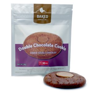 Double Chocolate Cookie 30mg THC Baked Edibles